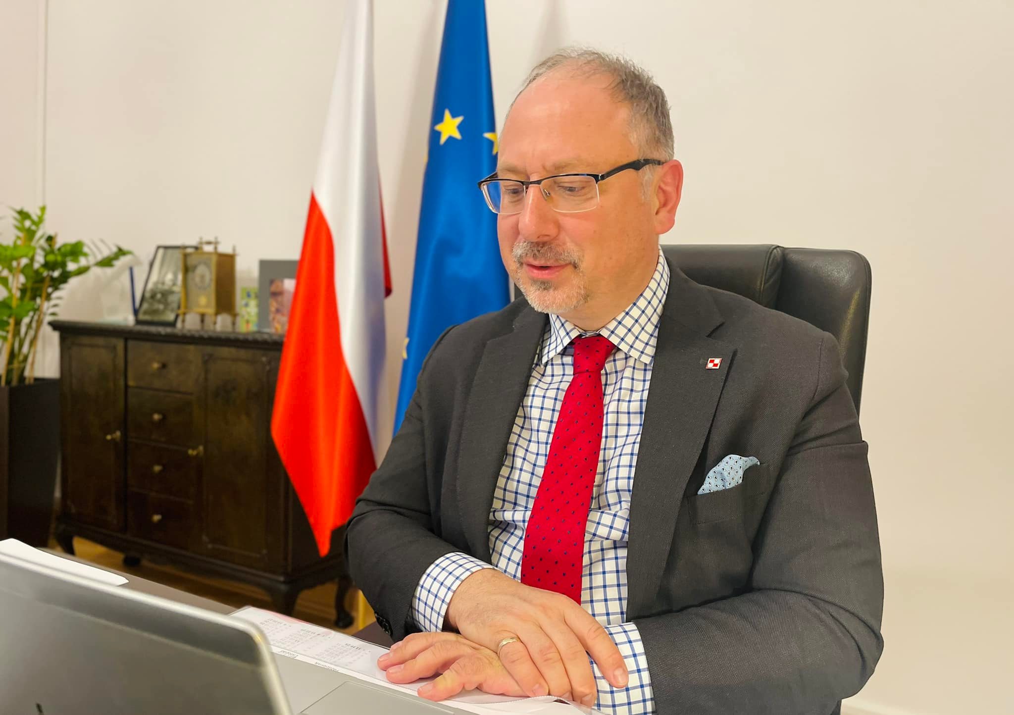 Spotkanie z Szefem Służby Zagranicznej – Ministrem Arkadym Rzegockim